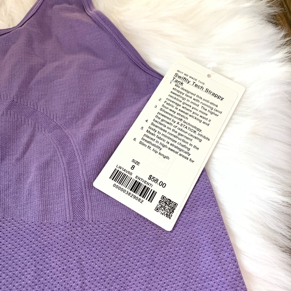 NWT lululemon swiftly tech strappy tank top ENTI - Picture 4 of 5